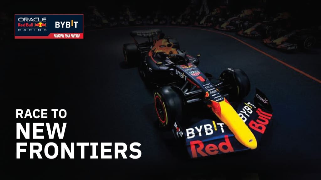 【Bybit】F1の強豪チーム『レッドブル・レーシング』のオフィシャルスポンサー